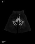 AMNESIA "FALLEN WAIST" Double Waist Pants (Black)