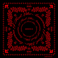 AMNESIA Silk Cotton Bandana (Red/Black)