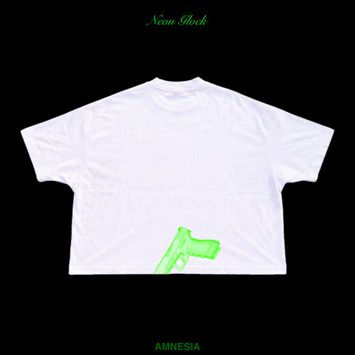 AMNESIA "MEMORY OF GOD TEE" (Green/White)